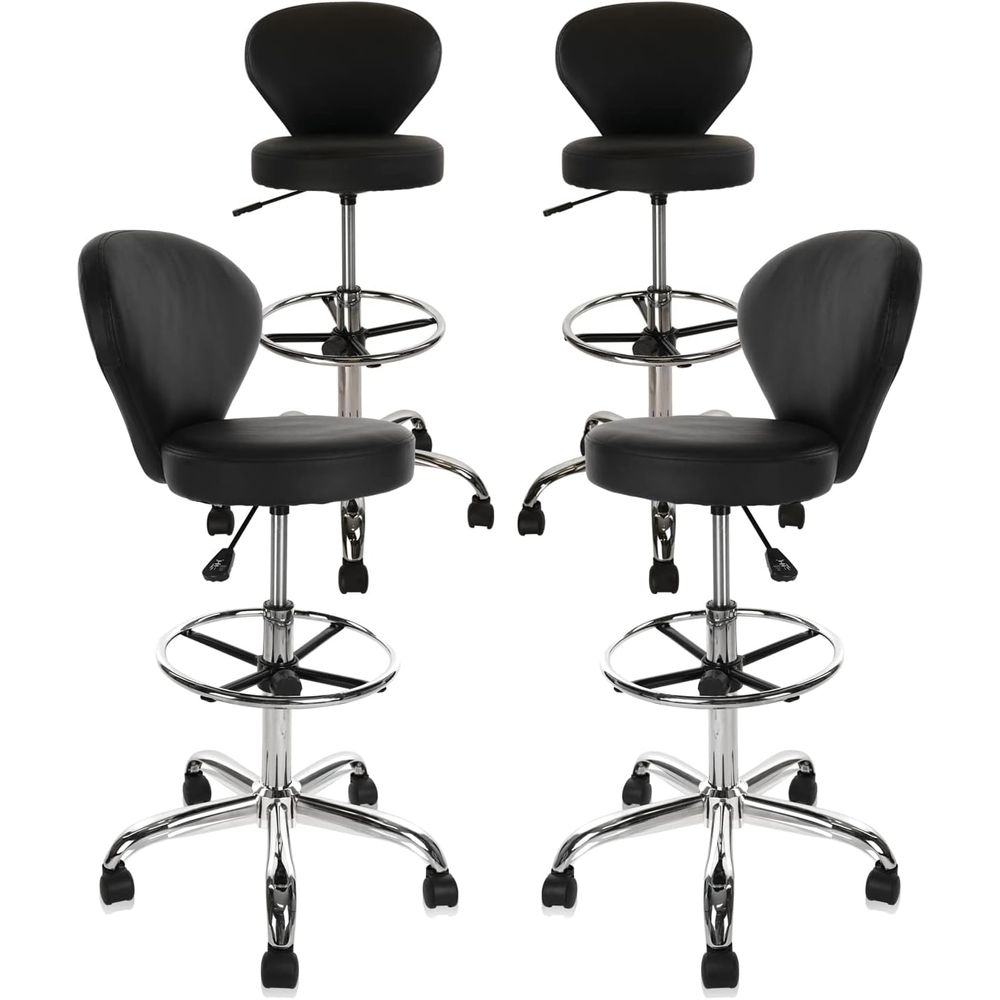 Spa & Wellness Joule - Adjustable 4-Piece PVC and Leather Swivel