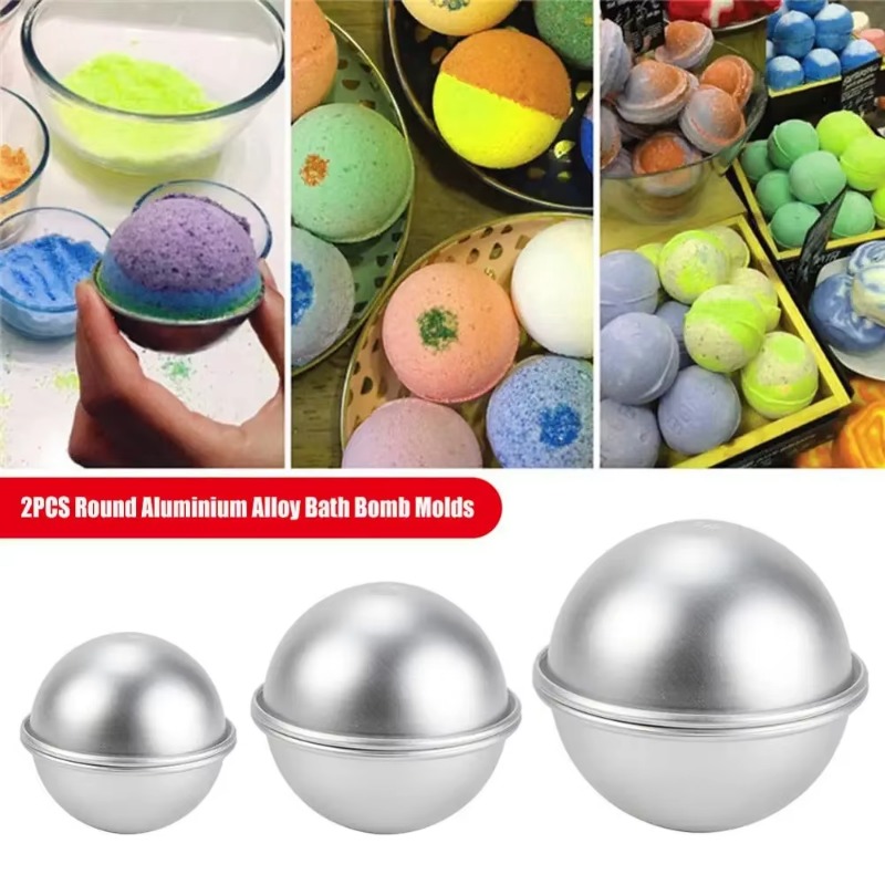 Bath Bomb Mold - 4Pcs New Bath Bomb Mold Semi-Circular