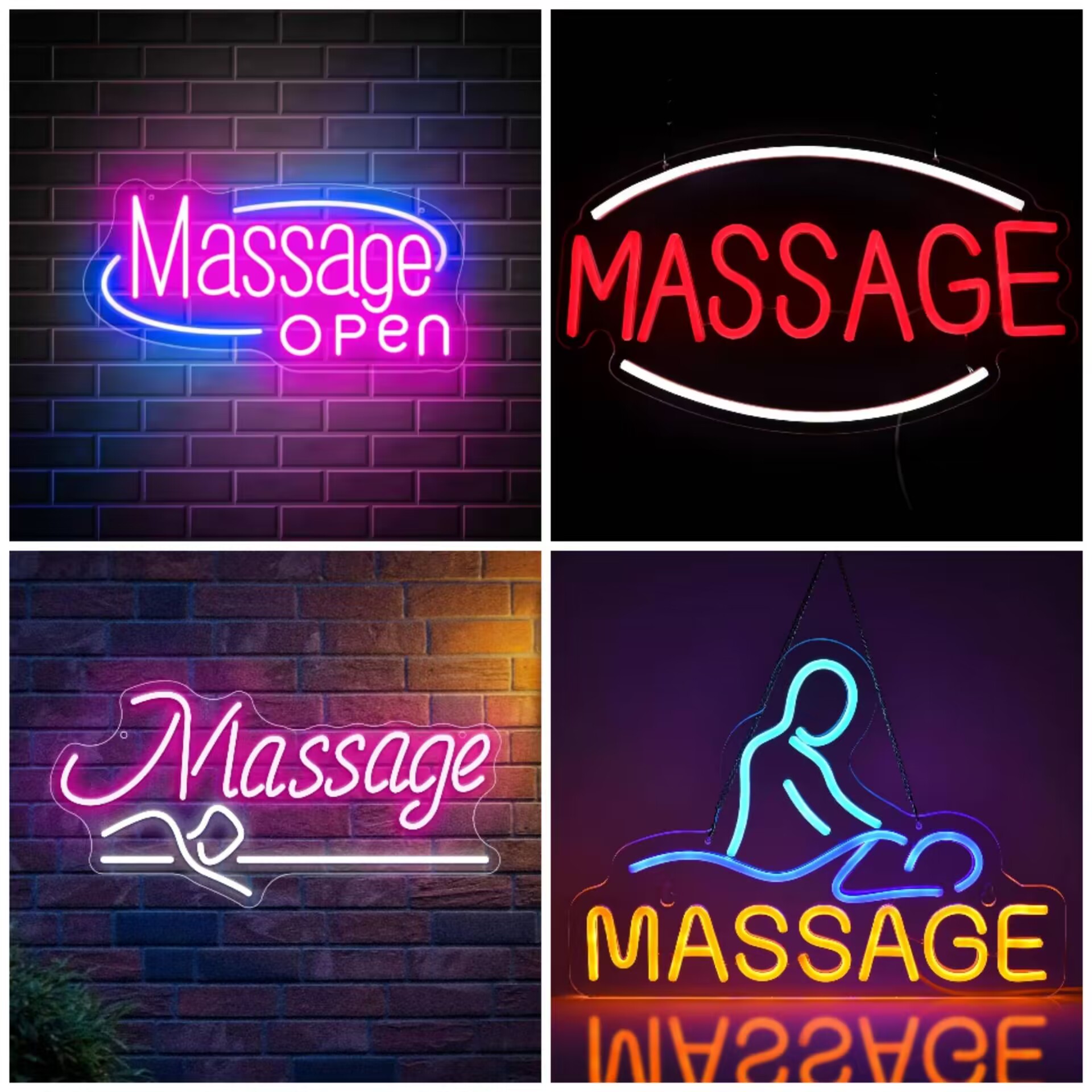 Massage Spa Open LED Neon Sign – Wellness Spa And Salon recenzja i cena