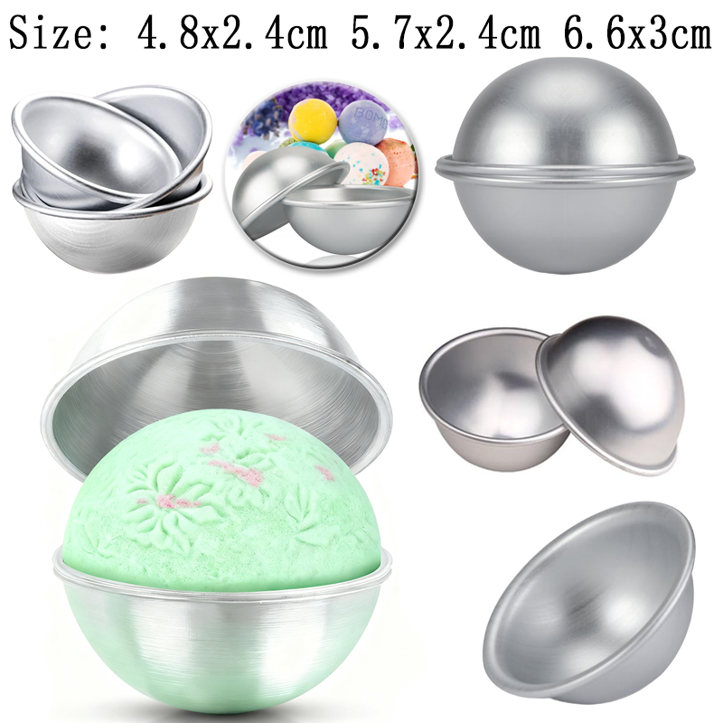 6Pcs Sphere Bath Bomb Molds, D – Bath Bomb Mold recenzja i cena