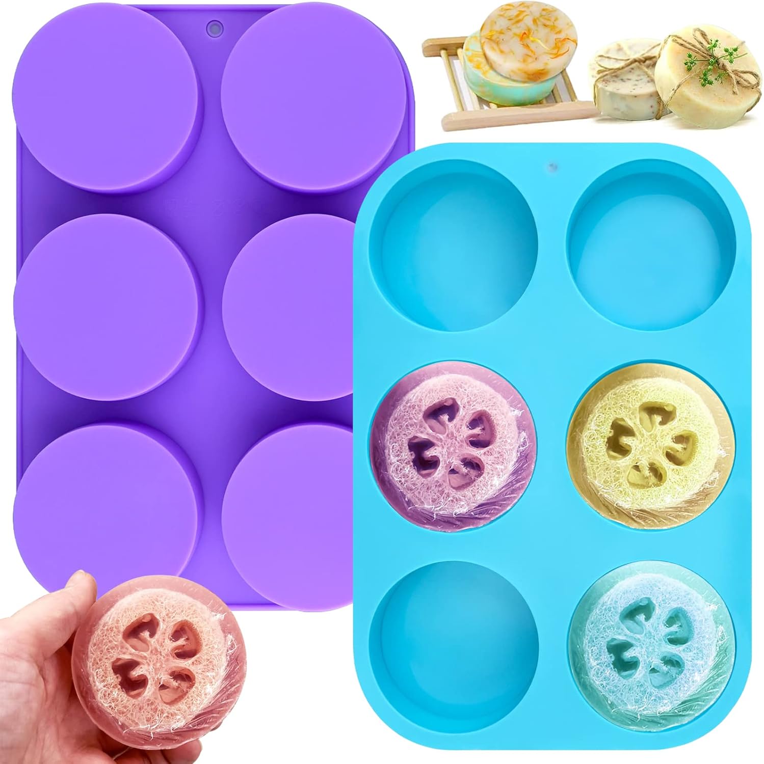 4oz Round Silicone Soap Molds  – Bath Bomb Mold recenzja i cena
