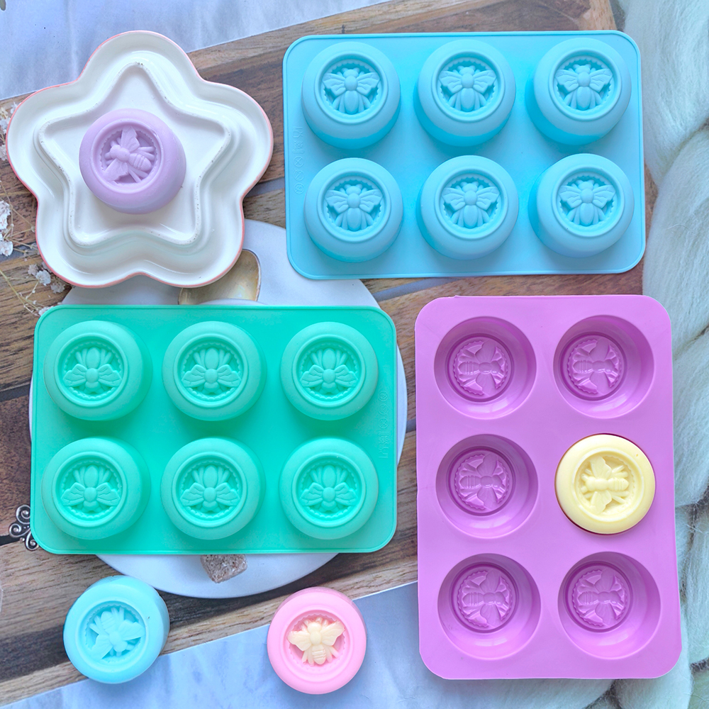 1pc Silicone Soap Mold, 3D 6-c – Bath Bomb Mold recenzja i cena