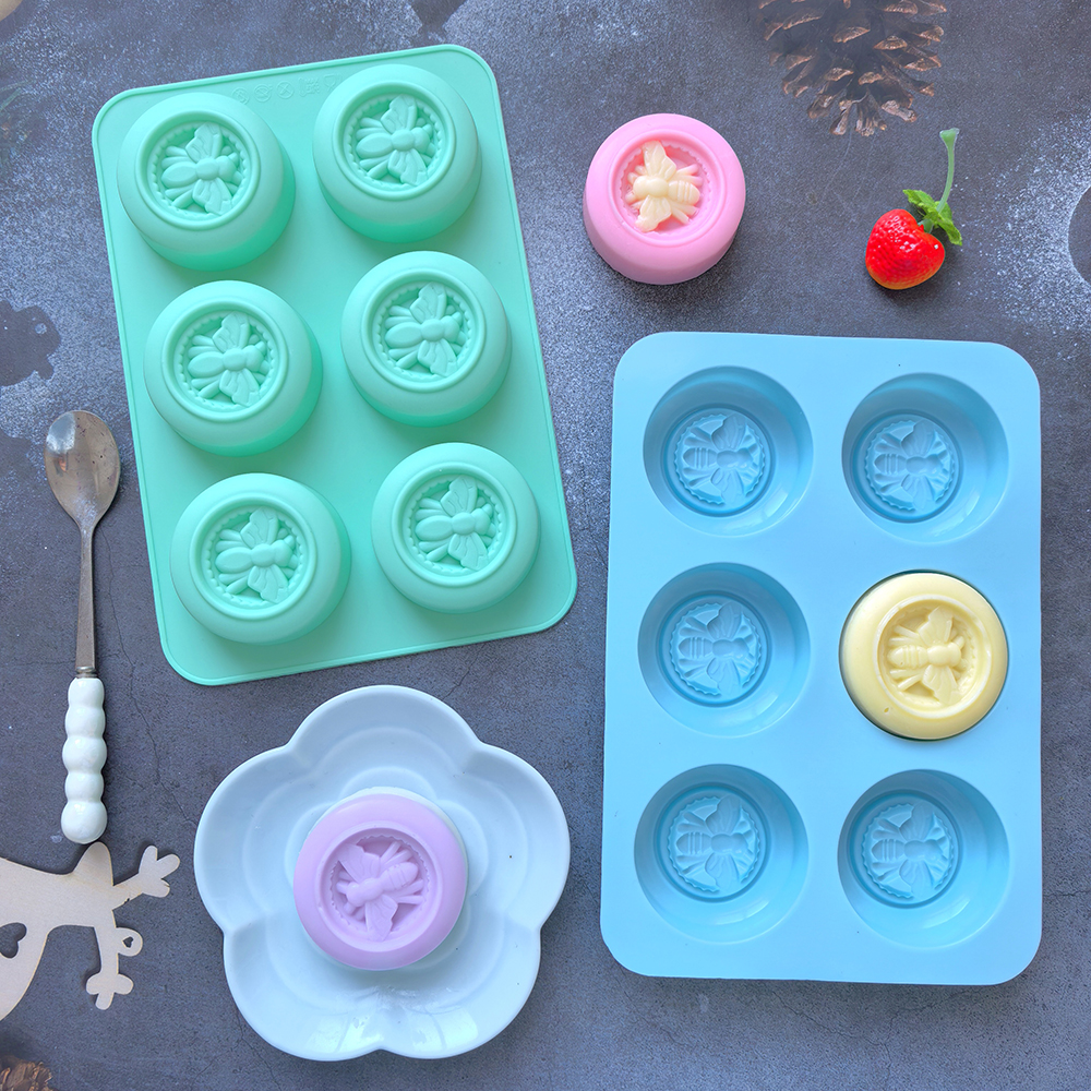 1pc Silicone Soap Mold, 3D 6-c – Bath Bomb Mold recenzja i cena