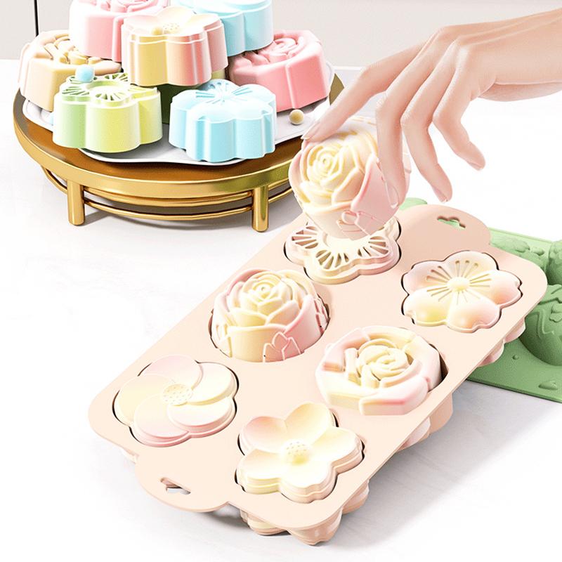 SU Flower Silicone Mold, 6 Cav – Bath Bomb Mold recenzja i cena