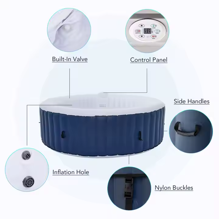 Outdoor Use 6 Person Round Inf – Spa & Wellness Joule recenzja i cena