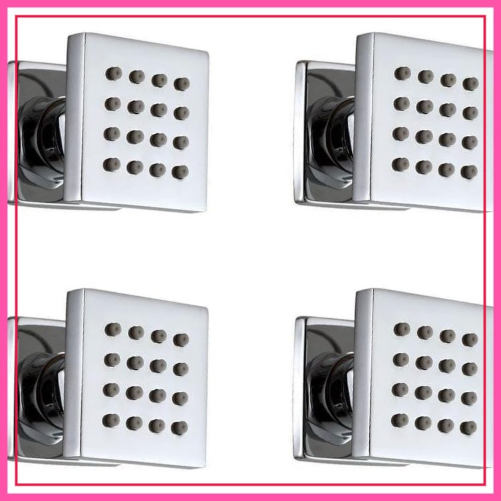 4 Pcs Square Solid Brass Showe – Spa & Wellness Joule recenzja i cena