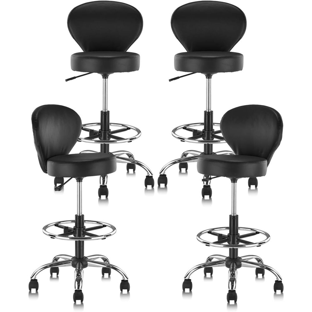 Set of 4 PVC Leather Swivel St – Spa & Wellness Joule recenzja i cena