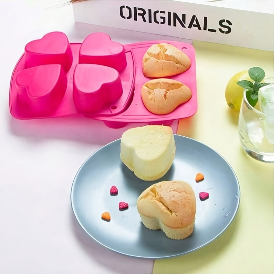 Silicone Mold with 4 Heart-Sha – Bath Bomb Mold recenzja i cena